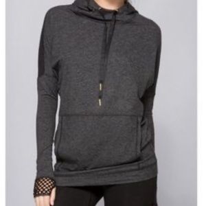 Grey athletic hoodie
